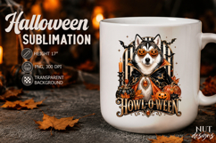 Pet Halloween sublimation Husky dog with sunglasses Product Image 2