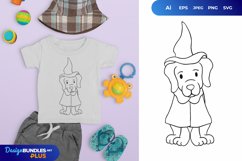 Halloween Dog with Witch Cosplay Product Image 1