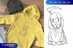 Halloween Dog with Reaper Cosplay Product Image 1