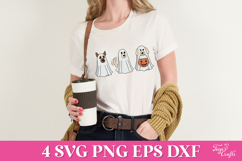 Cute Halloween Ghost Dogs SVG Pack Product Image 3