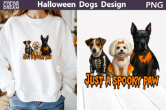 Halloween Dogs T Shirt | Just a Spooky Paw Product Image 1