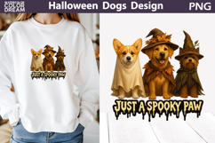 Halloween Dogs T Shirt | Just a Spooky Paw Product Image 1