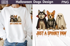 Halloween Dogs T Shirt | Just a Spooky Paw Product Image 1
