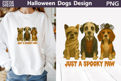Halloween Dogs T Shirt | Just a Spooky Paw Product Image 1