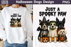 Halloween Dogs T Shirt | Just a Spooky Paw Product Image 1