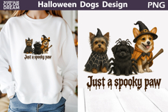 Halloween Dogs T Shirt | Just a Spooky Paw Product Image 1