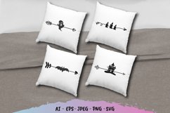 Halloween Doodle Arrow Illustration Product Image 1