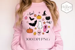 Halloween Doodle Sublimation | Halloween Icons PNG Product Image 1