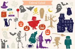 Halloween Color Doodles, Monsters, Pumpkin, Haunted House Product Image 3