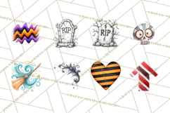 Halloween Doodles PNG Clip Art Product Image 6