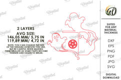 Halloween Door Corner Laser Cut. Halloween Decor SVG Product Image 2