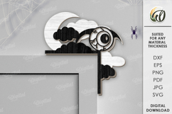 Halloween Door Corners Bundle Laser Cut. Halloween Decor SVG Product Image 10