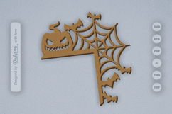 Halloween Door Corner Laser Cut SVG Product Image 3