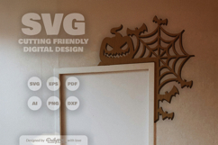 Halloween Door Corner Laser Cut SVG Product Image 2