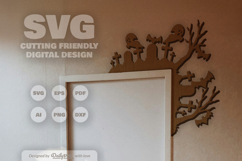 Halloween Door Corner Laser Cut SVG Product Image 2