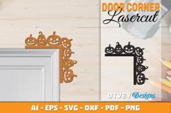 Halloween Door Corner Decoration Lasercut File Product Image 1