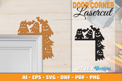 Halloween Door Corner Decoration Lasercut File BUNDLES Product Image 9