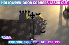 Halloween Door Corners Laser Cut Bundle | Halloween Decor Product Image 4