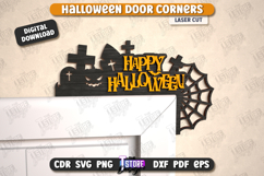 Halloween Door Corners Laser Cut Bundle, Spooky Door Topper Product Image 10
