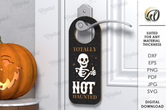 Halloween Door Hangers Bundle Lasercut . Halloween Decor SVG Product Image 6