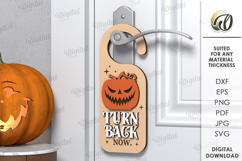 Halloween Door Hangers Bundle Lasercut . Halloween Decor SVG Product Image 7