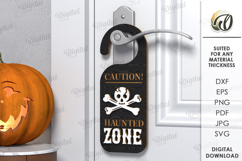 Halloween Door Hangers Bundle Lasercut . Halloween Decor SVG Product Image 8