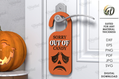 Halloween Door Hangers Bundle Lasercut . Halloween Decor SVG Product Image 10