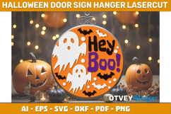 Halloween Door Hanger Sign Welcome Lasercut Product Image 1