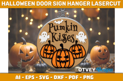 Halloween Door Hanger Sign Welcome Lasercut Product Image 1