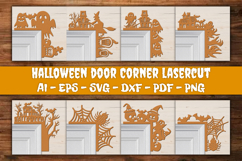 Halloween Door Corner Decoration Lasercut File BUNDLES Product Image 1