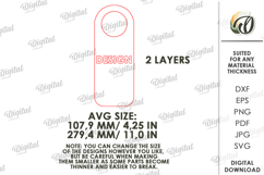 Door Hanger for readers Laser Cut. Door Knob Hanger SVG Product Image 2