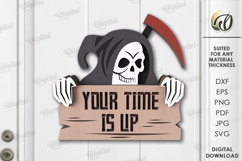 Halloween Door Signs Bundle Laser Cut. Halloween Decor SVG Product Image 12
