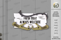 Halloween Door Signs Bundle Laser Cut. Halloween Decor SVG Product Image 11