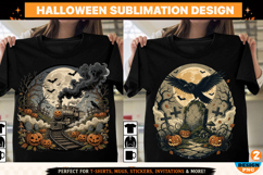 Halloween PNG | Halloween Raven PNG Product Image 1