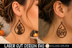 Halloween Earring SVG Bundle Laser Cut Product Image 2
