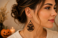 Halloween Earring SVG Bundle Laser Cut Product Image 3
