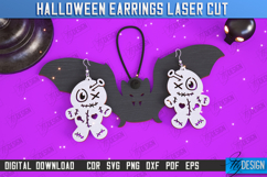Halloween Earrings Laser Cut | Pendant Earrings |Accessories Product Image 1