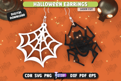 Halloween Earrings Laser Cut Bundle, Witch Earrings, Magical Product Image 9