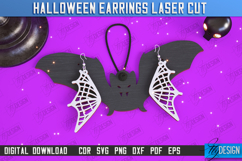 Halloween Earrings Laser Cut | Pendant Earrings |Accessories Product Image 1