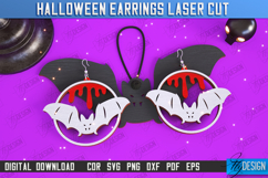 Halloween Earrings Laser Cut | Pendant Earrings |Accessories Product Image 1
