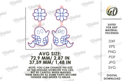 Halloween Earrings Laser Cut. Halloween Drop Earrings SVG Product Image 2