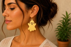 Halloween Earrings Laser Cut SVG Product Image 2