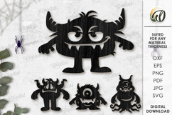 Halloween Elements Bundle Laser Cut. Halloween SVG Product Image 8