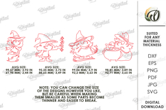 Halloween Elements Laser Cut. Witches SVG Product Image 2
