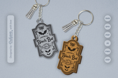 Halloween Engraving Keychain SVG Product Image 2