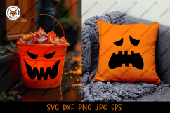 Halloween Pumpkin Face SVG, Pumpkin Faces Cut File Product Image 2