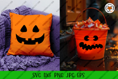Halloween Pumpkin Face Bundle SVG, Pumpkin Faces Cut File Product Image 17