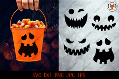 Halloween Pumpkin Face SVG, Pumpkin Faces Cut File Product Image 1