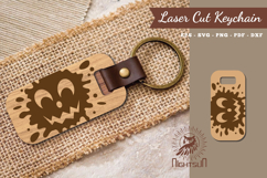 Halloween Face Laser Cut Keychain Product Image 1