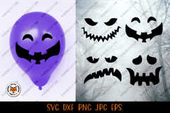 Halloween Pumpkin Face SVG, Pumpkin Faces Cut File Product Image 1